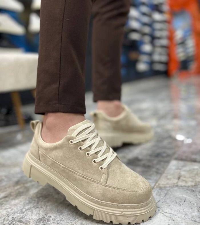 KB-702 Bej Süet Günlük Erkek Ayakkabı