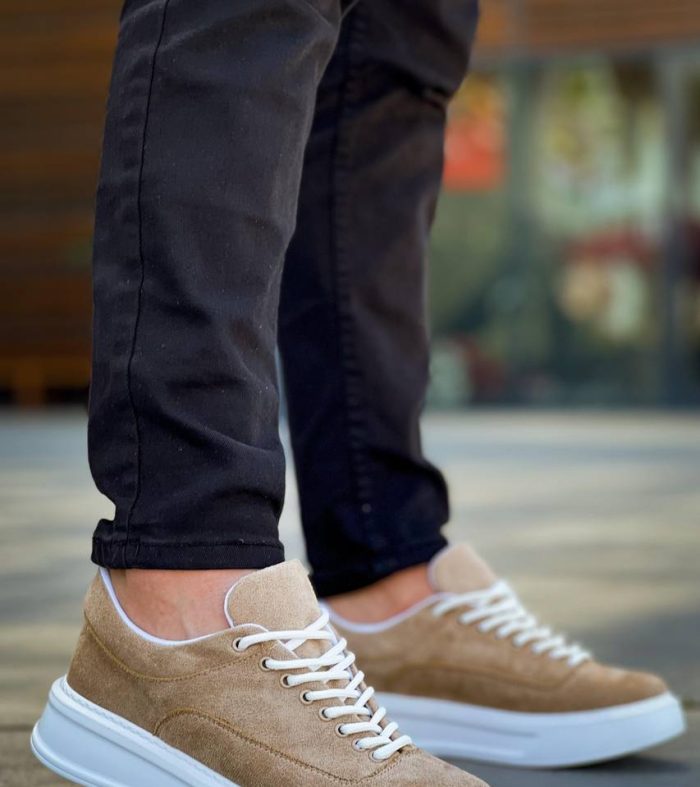 KB-005 Seykom Vizon Süet Bağcıklı Günlük Erkek Ayakkabı