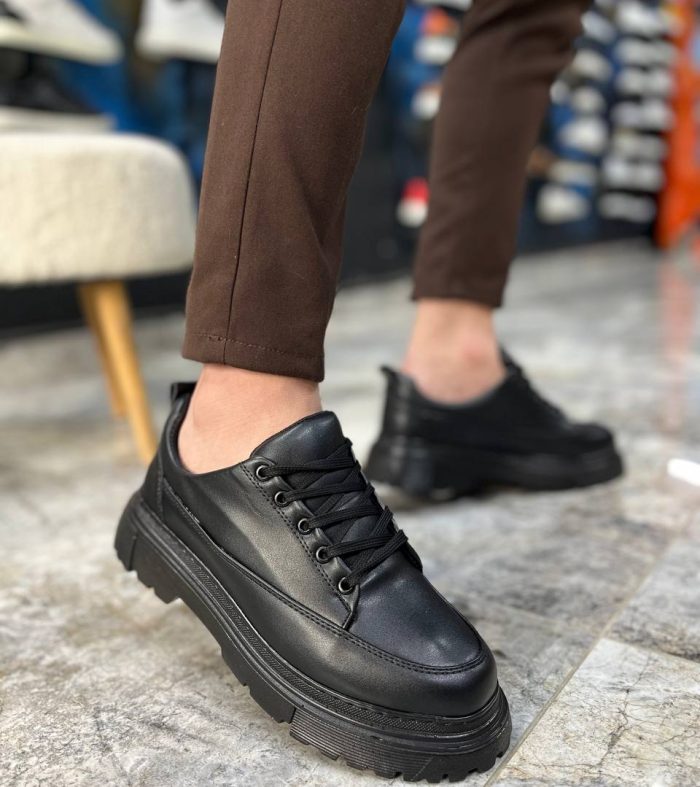 KB-702 Kömür Cilt Günlük Erkek Ayakkabı