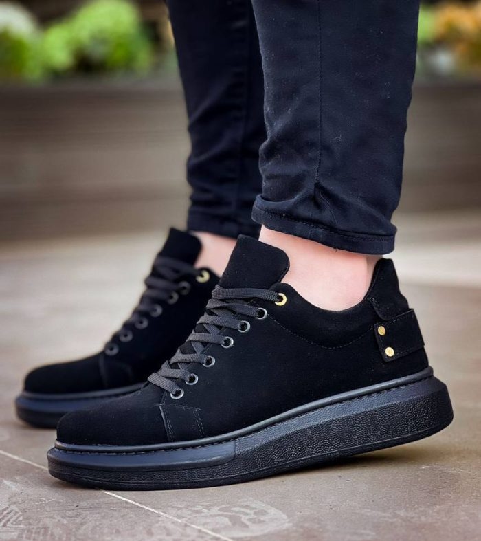 KB047 Seykom Kömür Süet Günlük Erkek Ayakkabı