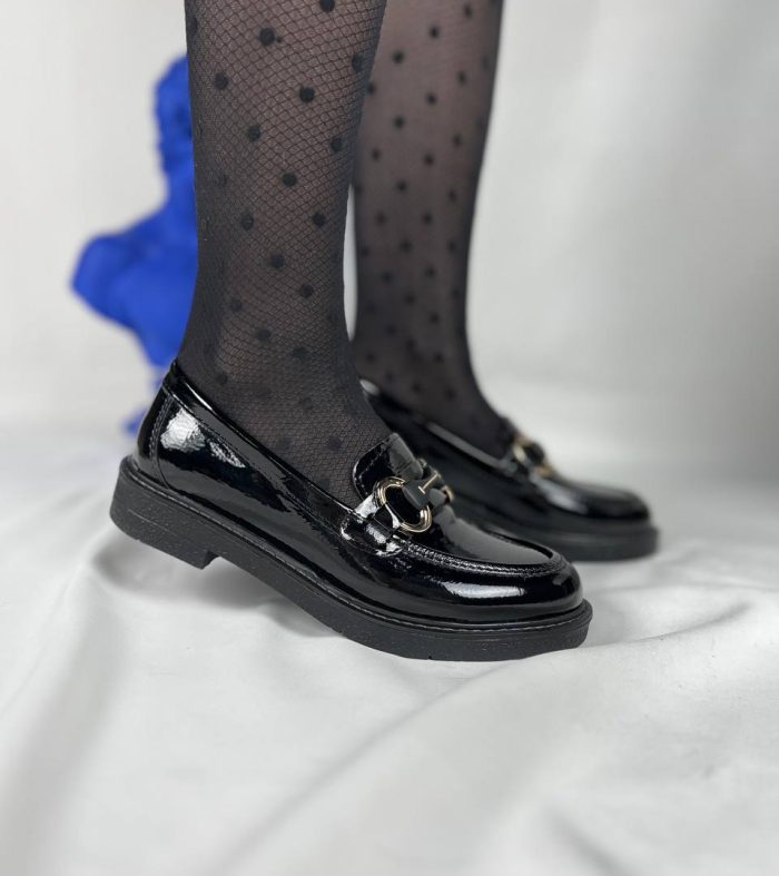 KB-801 Seykom Kömür Rugan Günlük Kadın Babet