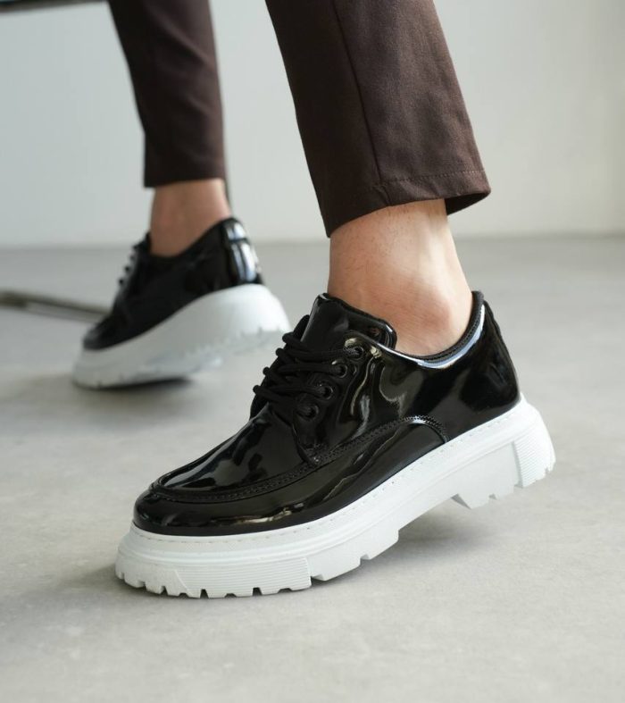 KB-X6 Siyah Rugan Günlük Erkek Ayakkabı