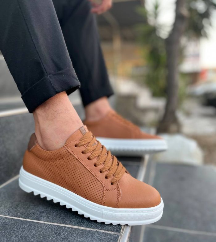 KB-DX2 Seykom Taba Deri Günlük Erkek Ayakkabı