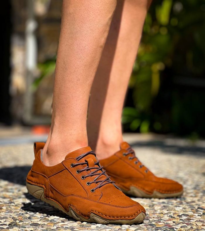 KBDX1 Seykom Taba Deri Günlük Erkek Ayakkabı