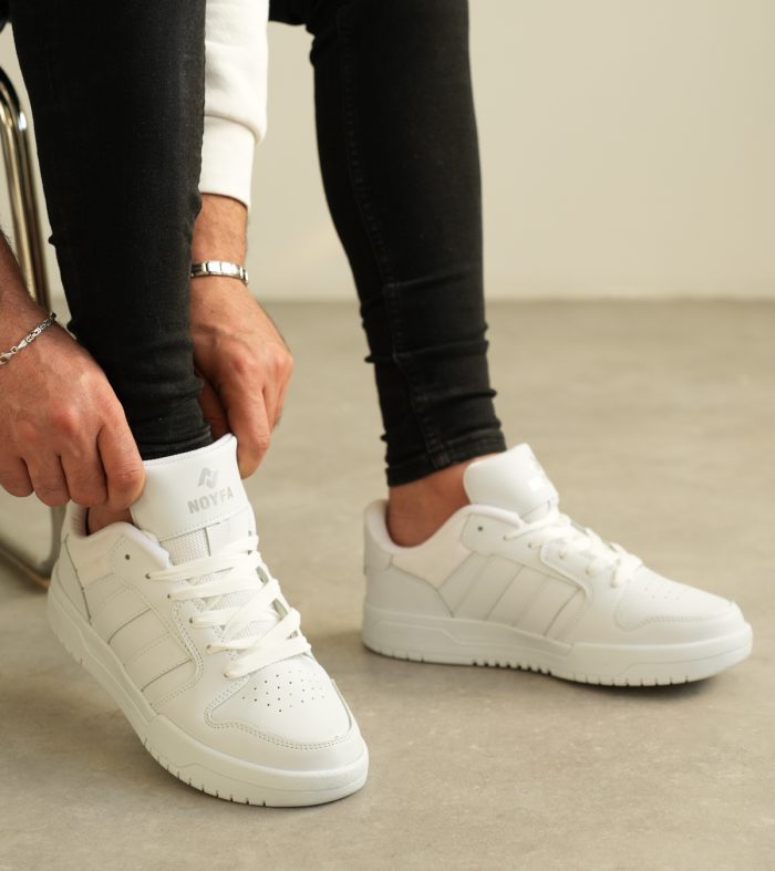 KB-013 Seykom Beyaz Cilt Günlük Erkek Ayakkabı