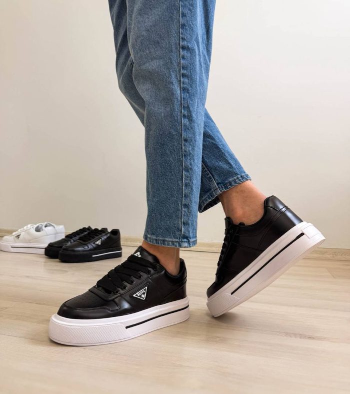 KB-04 Seykom Siyah Cilt Günlük Erkek Ayakkabı